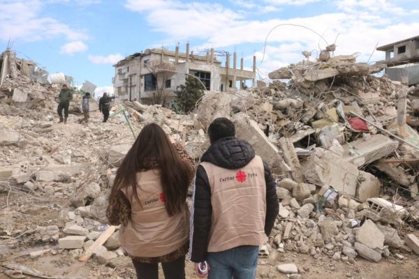 Caritas Siria en las zonas afectadas