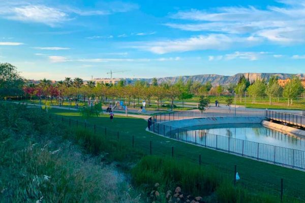 Parque los prados en Utebo